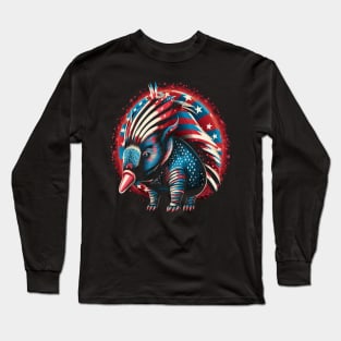 Patriotic Armadillo Long Sleeve T-Shirt